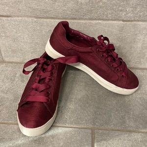 Francesca’s Burgandy Sneakers